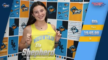 Blue Mountain Christian's Ella Shepherd Named SSAC Women's Cross Country Runner of the Week