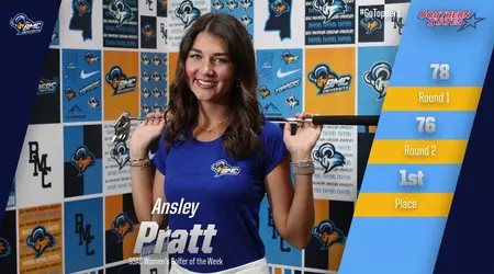 Blue Mountain's Ansley Pratt Named SSAC Women's Golfer of the Week