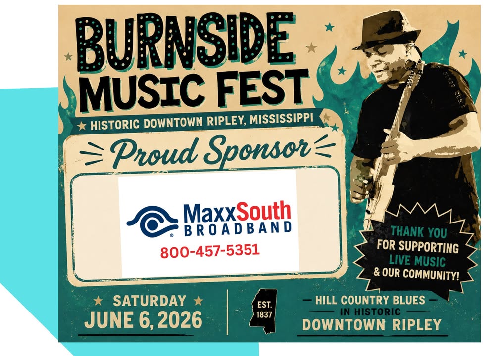 MaxxSouth Broadband Steps Up as Major Sponsor for Burnside Music Fest