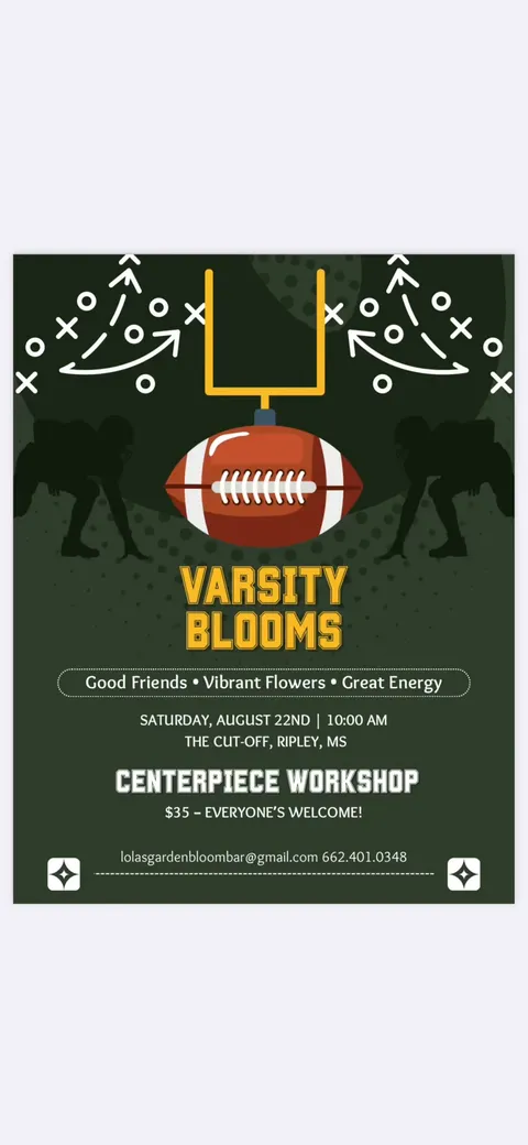 Varsity Blooms Brings Floral Centerpiece Workshop to the Cut-Off