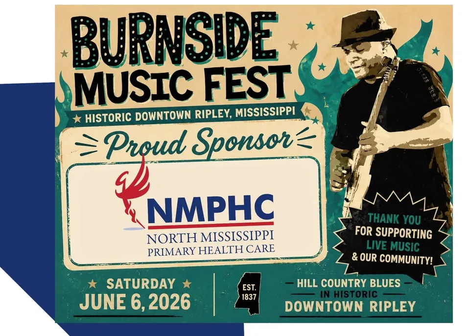 North Mississippi Primary Health Care Sponsors Burnside Music Fest, Supporting Live Blues in Historic Ripley