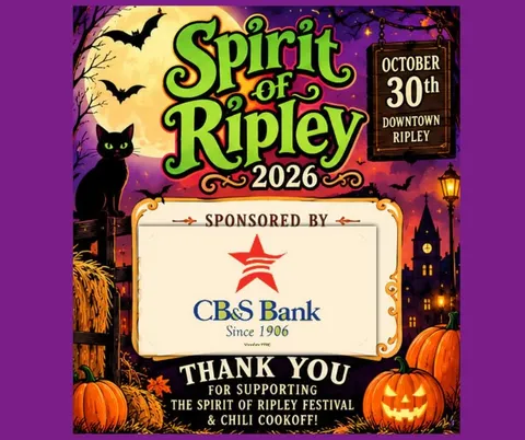 CB&S Bank Sponsors Spirit of Ripley Festival & Chili Cookoff