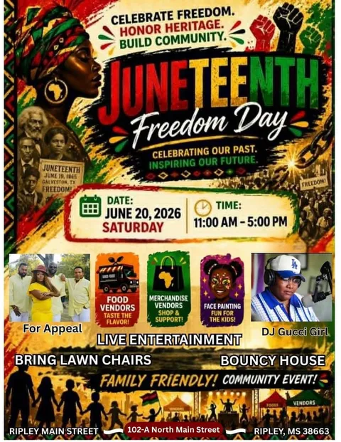 MLK Dream Team Hosts First Juneteenth Celebration at Ripley Main Street