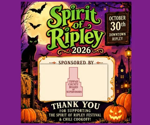 Tippah County Board of Supervisors Sponsors Spirit of Ripley Festival & Chili Cookoff