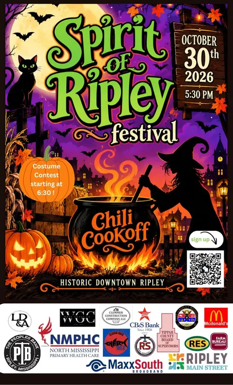 Spirit of Ripley Halloween Festival Set for October 30th