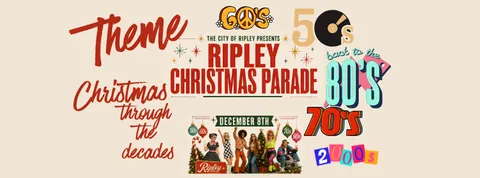 Ripley Christmas Parade Registration Now Open with 'Christmas Through the Decades' Theme