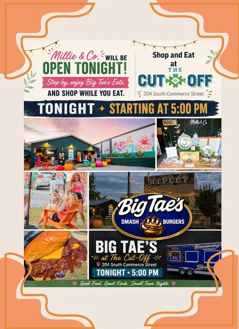 Millie & Co Opens Tonight for Shopping and Dining at The Cut-Off Downtown