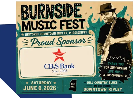 CB&S Bank Steps Up as Major Sponsor for 2026 Burnside Music Fest