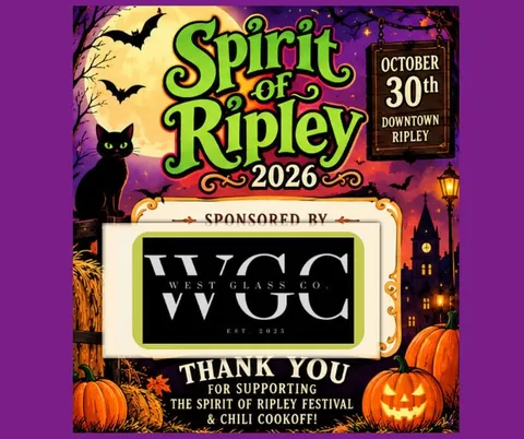 West Glass Co. Sponsors Spirit of Ripley Festival & Chili Cookoff
