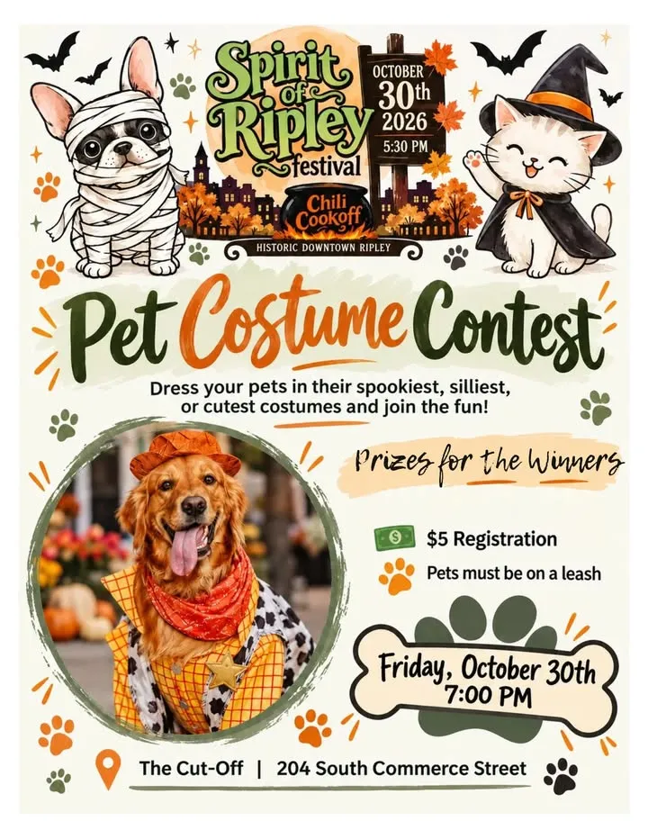 Pet Costume Contest Tonight at The Cut-Off